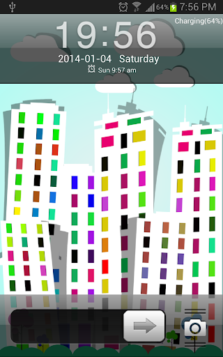 【免費個人化App】Colorful Paper City Go Locker-APP點子