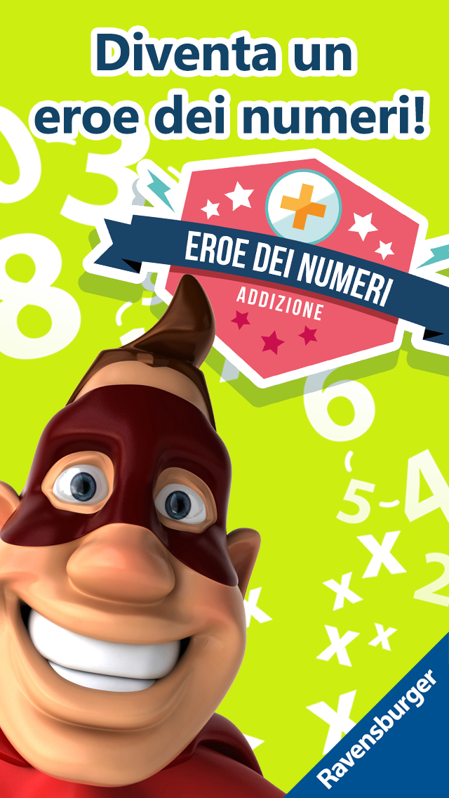 Android application Number Hero: Addition screenshort