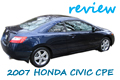 2007 Honda Civic Coupe, Royal Blue Pearl