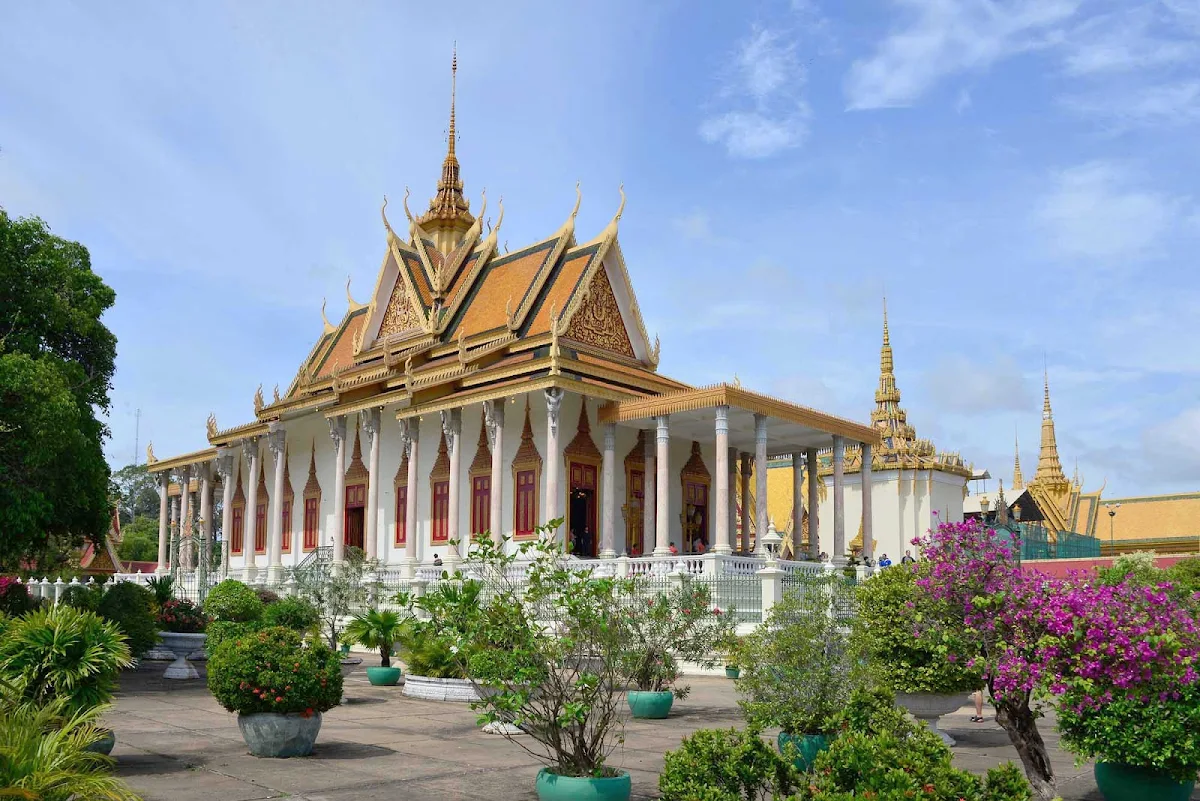 Silver-Pagoda-Cambodia - The Silver Pagoda in Phnom Penh, Cambodia.