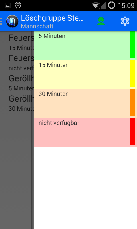BLAULICHTinfo Screen 2