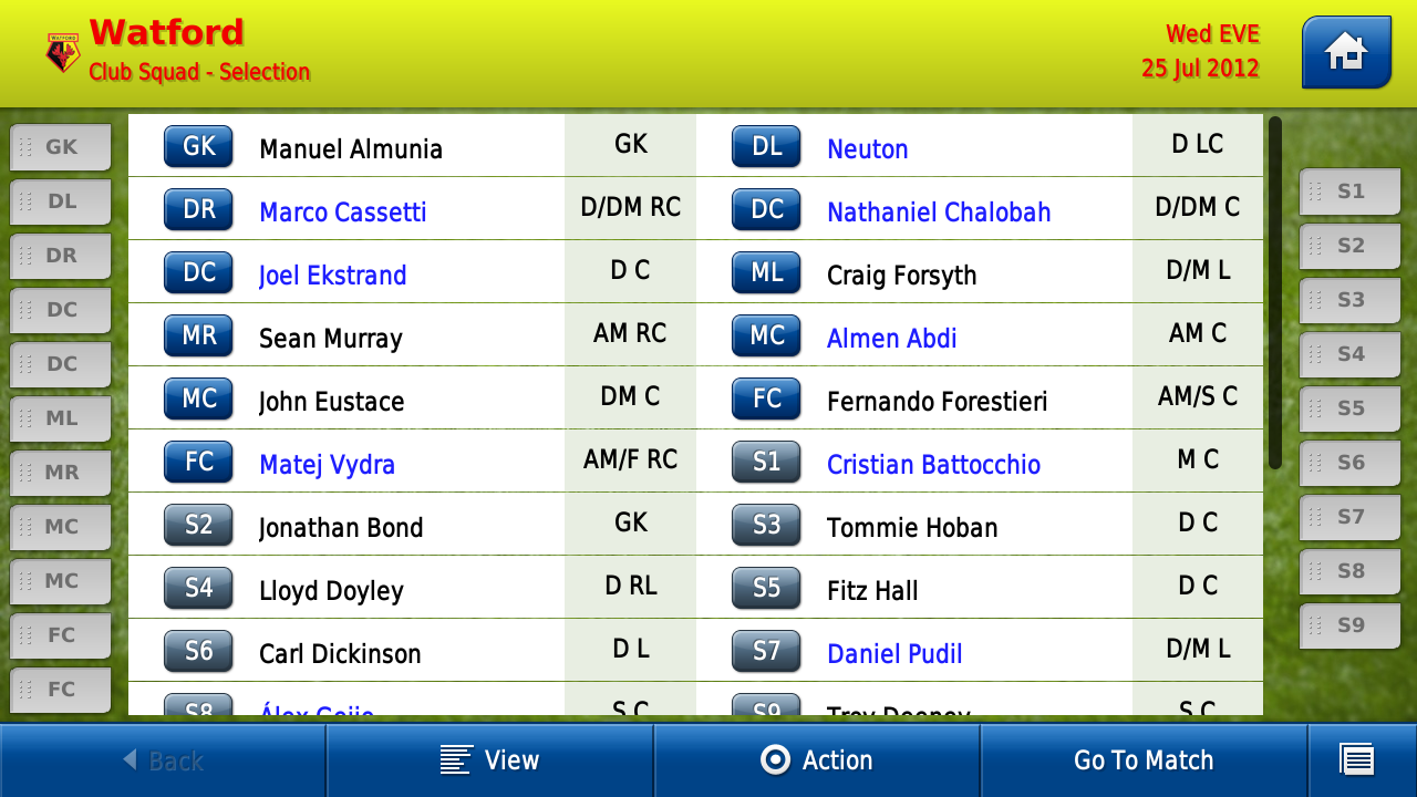 Football Manager Handheld 2013 - screenshot