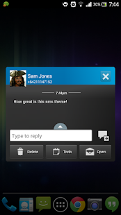 GO SMS BBM THEME - screenshot thumbnail