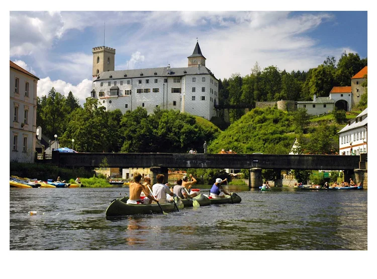 Feeling energetic on your Czech Republic cruise? Climb the 200-foot tower at Rozmberk Castle for superb views of the romantic Bohemian countryside. 