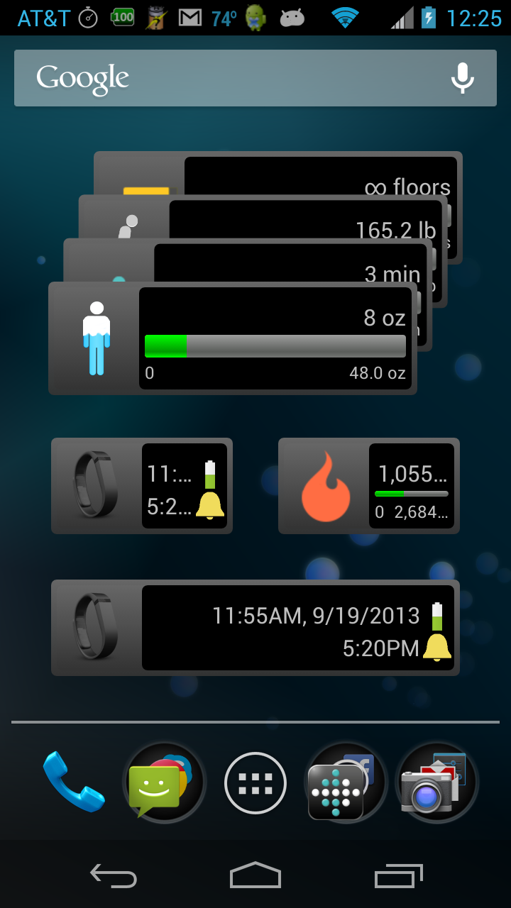 FitIt Pebble Pro for FitBit® Screen 3