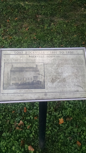 Lost Rockville - 1801 To 1850 - Rockville Academy