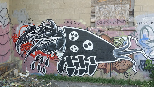 Cyber Squid Mural