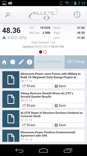 【免費財經App】ALLETE Investor Relations (IR)-APP點子