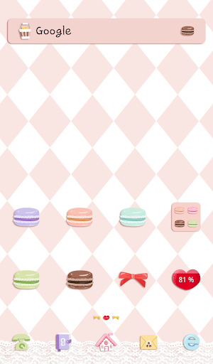 sweet macaron dodol theme