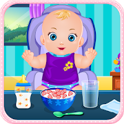 Feeding Baby by Mom and Dad  Icon