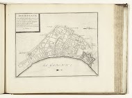 Plattegrond van Bordeaux, 1726