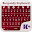 Burgundy Keyboard Theme Download on Windows