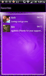 How to mod Purple Leopard theme for GOSMS 1.0 mod apk for bluestacks