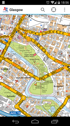 Glasgow A-Z Map by Zuti