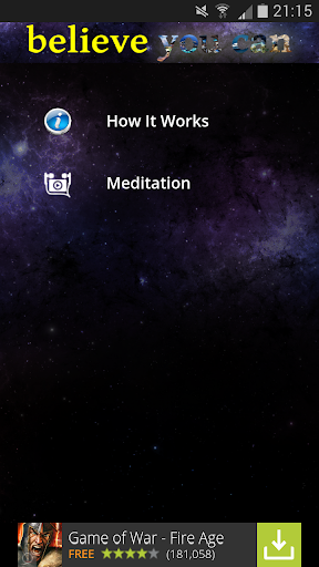 【免費生活App】Believe You Can - Meditation-APP點子