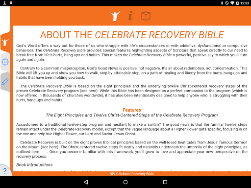 【免費書籍App】Celebrate Recovery Bible-APP點子