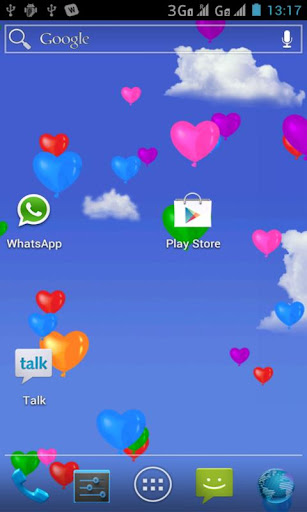 Heart Balloons Live Wallpaper