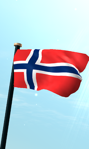 Norway Flag 3D Live Wallpaper