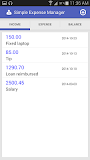 Simple Expense Manager