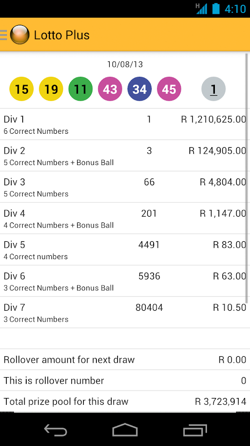 How Many Numbers To Win Lotto Jackpot
