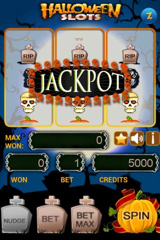 Android application Halloween Slots screenshort