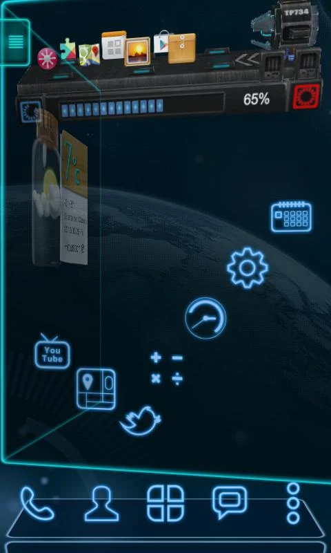 Future  Next Launcher 3D Theme - screenshot
