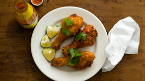 Download Fried Chicken Rice Flour Recipe Background