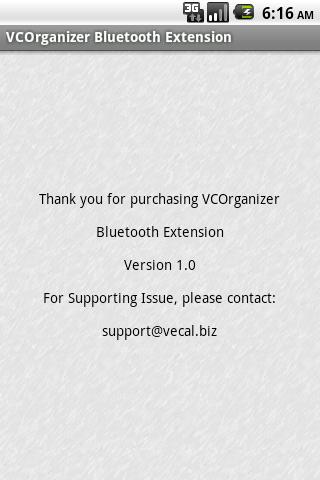 Android application VCO-BluetoothExt screenshort