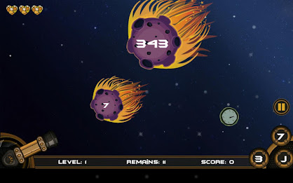 Meteor: Math Planet Defense poster 2