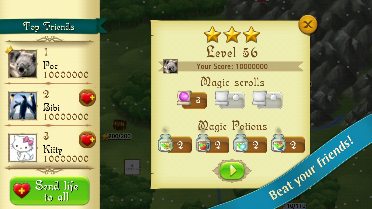 Bubble Witch Saga - screenshot