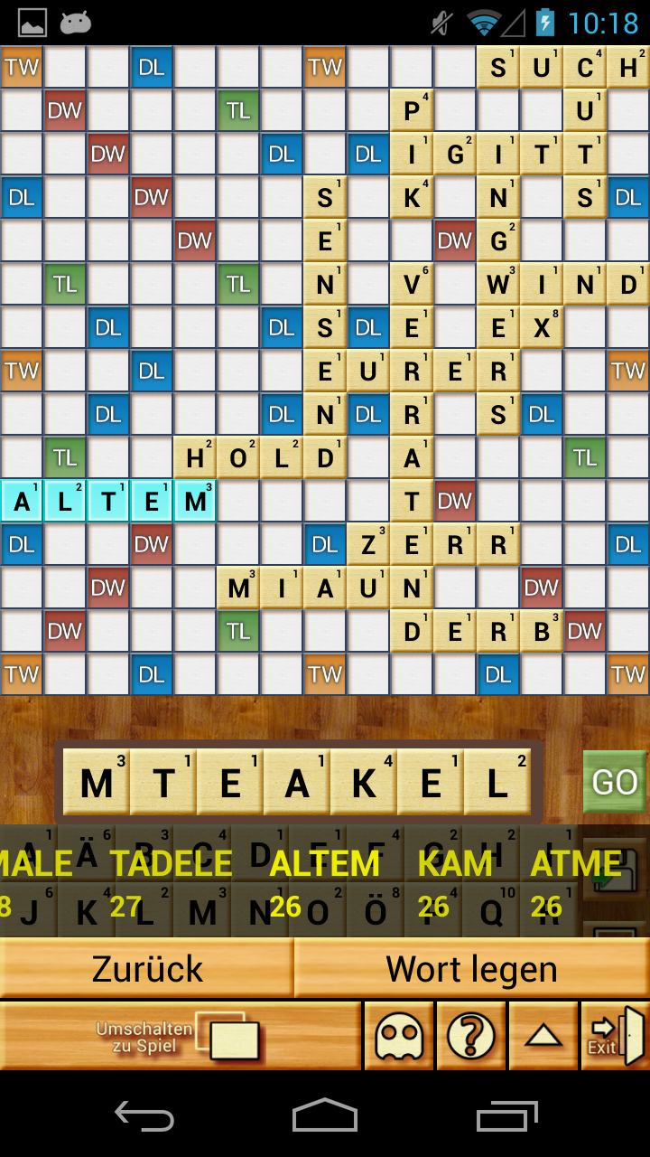 Android application Word Breaker Full screenshort