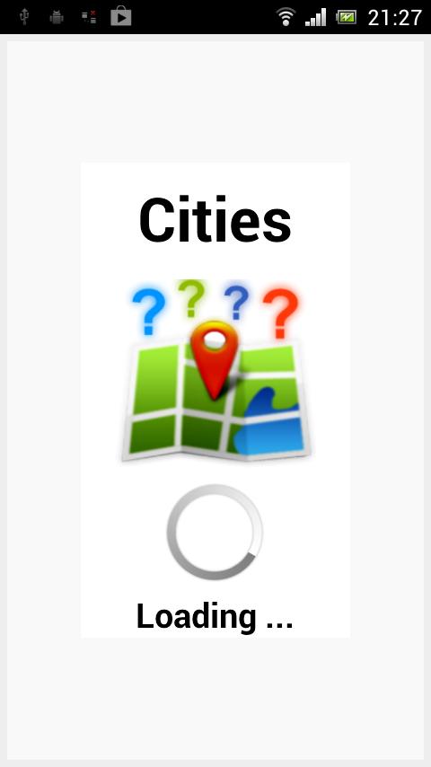 Android application Cities Game (PRO) screenshort