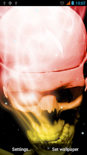 How to install Smoking Skull Live Wallpaper 1.3 unlimited apk for android