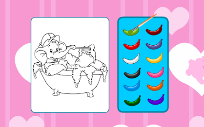 Elephant Coloring Kids Color poster 9