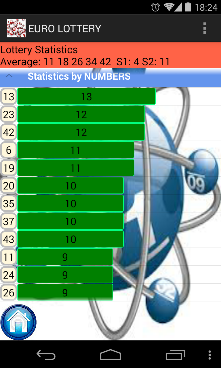 Euro Lottery scanner ticket Screen 2
