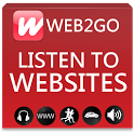 Web2go - Listen to news icon