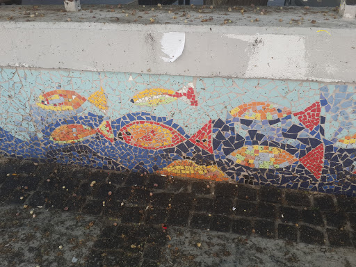 Turuncu Balıklar Mozaik