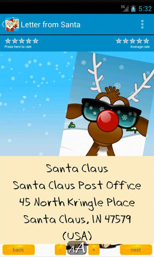 【免費書籍App】Letter from Santa - Christmas-APP點子