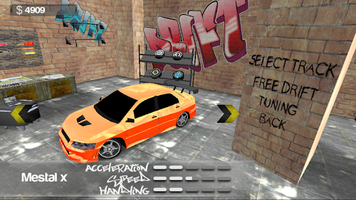 Android application Tires Drift screenshort