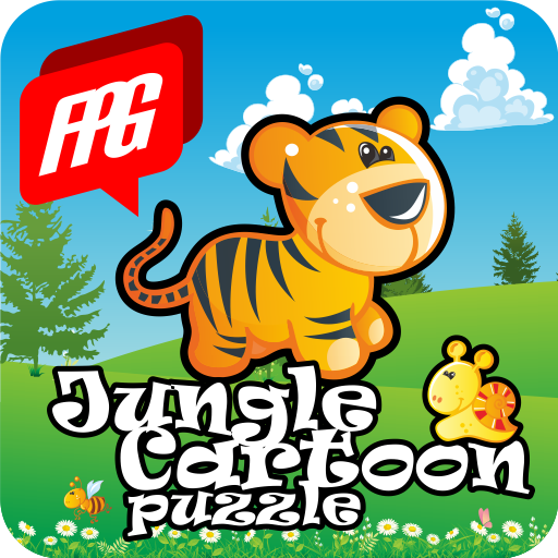 Jungle Cartoon Puzzle LOGO-APP點子