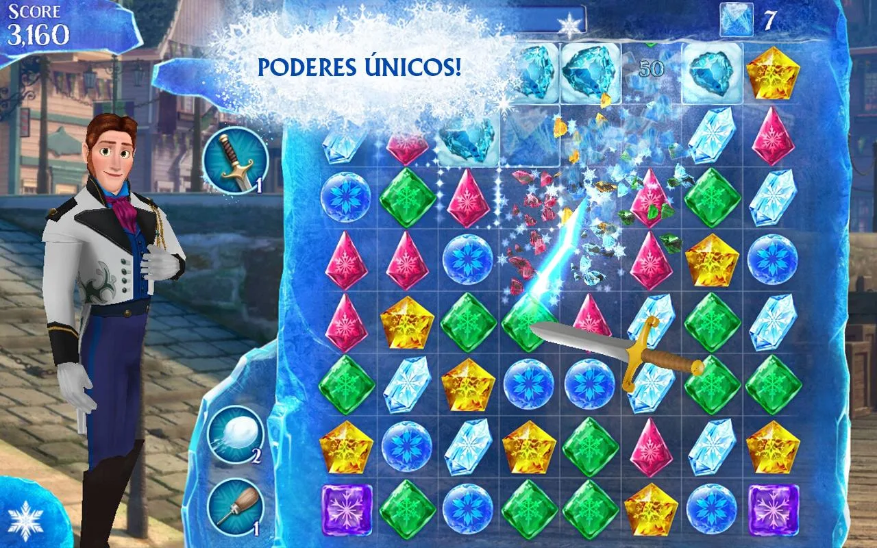 Frozen Free Fall - screenshot