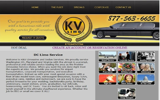 K V Limo Mobile Tablets App