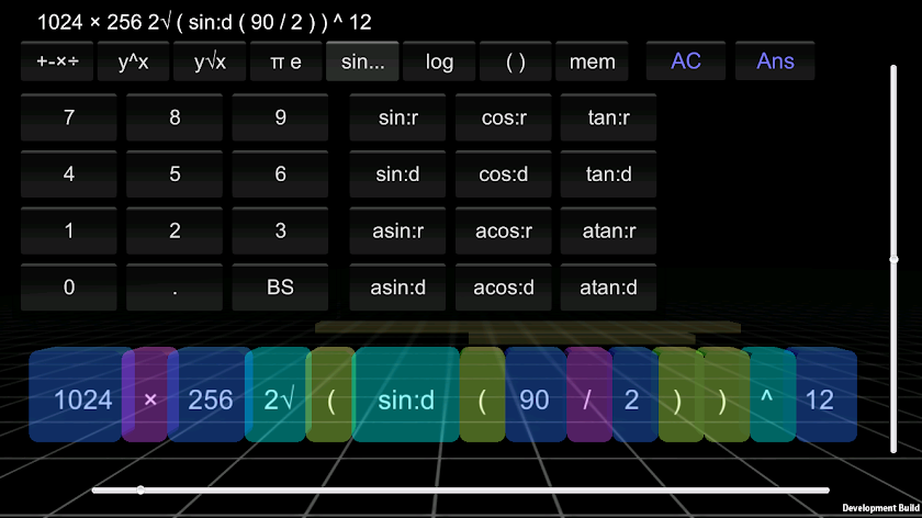 わかりやすい関数計算機　VisCalc Screen 3