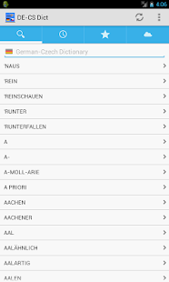 German<->Czech Dictionary Screenshots 0