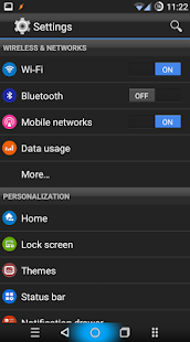 Lastest Xmerald Blue CM Theme APK for Android