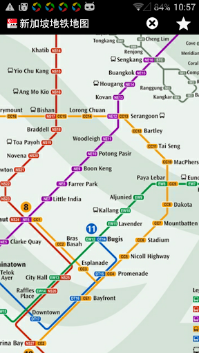 新加坡地铁地图