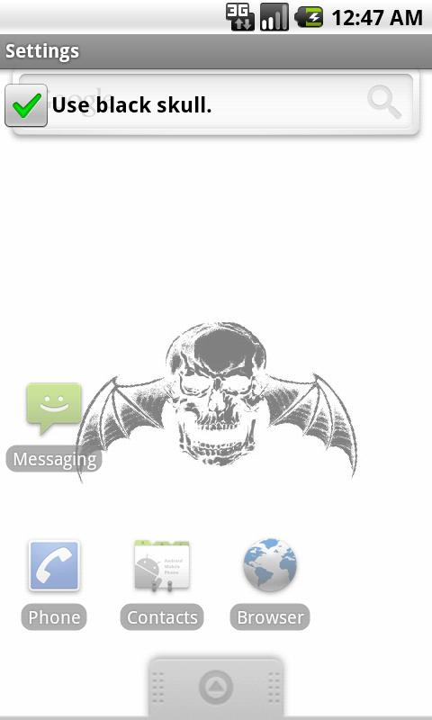 A7X Live Wallpaper Donate Screen 2