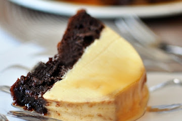Chocolate Flan Cake {i.e. Magic Chocoflan!}