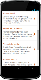 Pigeons Facts Screenshots 1