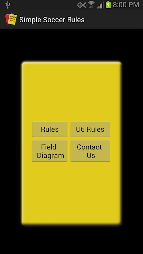 Simple Soccer Rules